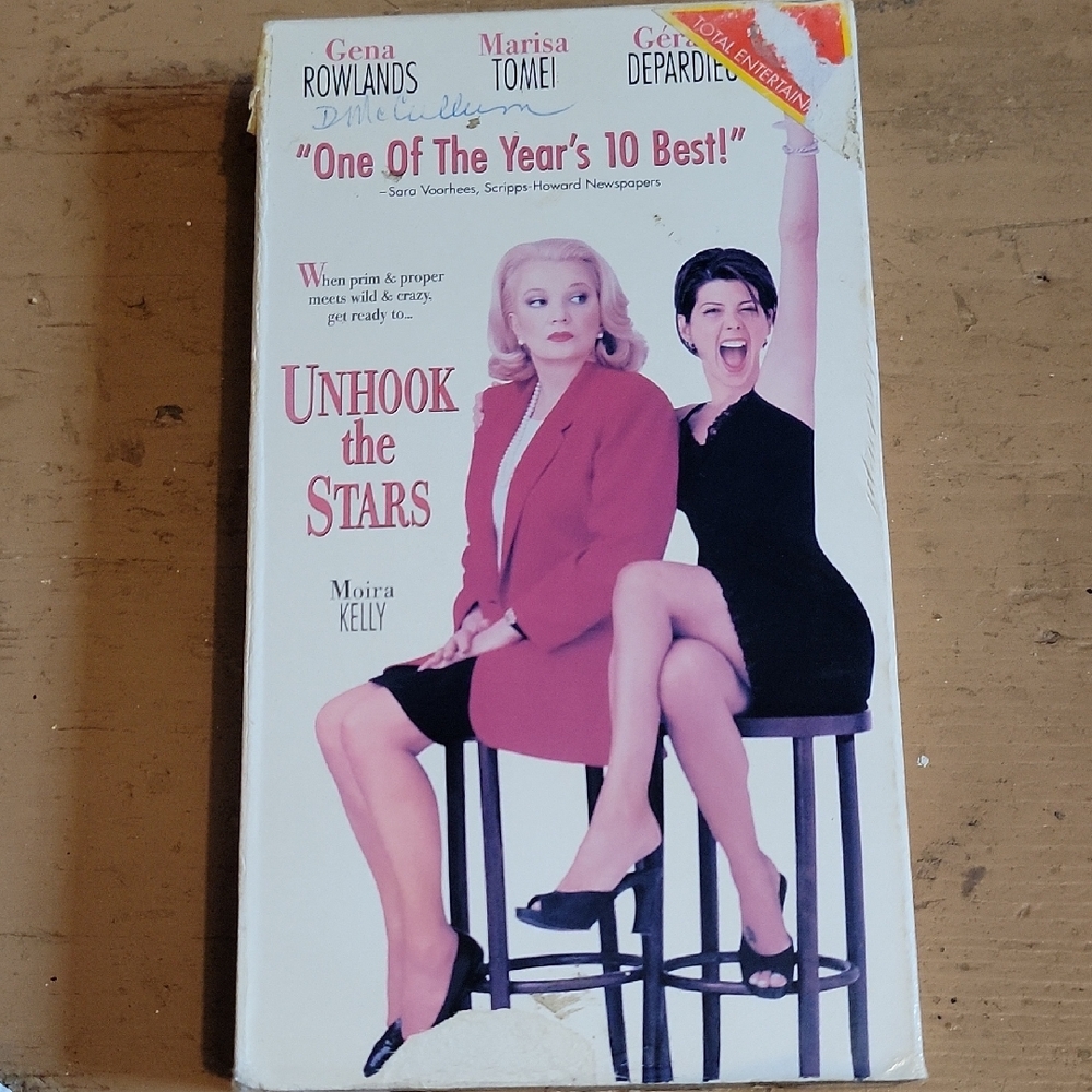 Unhook the Stars VHS- White and Red Cover